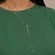 Colar Gravatinha com Três Navetes e Pingente de Bolinha Lisa - Banhado a Ouro 18k