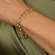 Pulseira Corrente de Elos Duplos e Grossos - Banhada a Ouro 18k