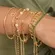 Pulseira Fio Diamantado com Brilho Sofisticado Banhada a Ouro 18k