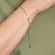 Pulseira Corrente Elos 1x1 com Detalhe Achatado Banhada a Ouro 18k