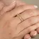 Anel Plus Size de Corações Interligados Banhado a Ouro 18k