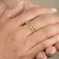 Anel Plus Size de Corações Interligados Banhado a Ouro 18k