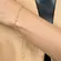 Pulseira Corrente com Bolinhas Banhado a Ouro 18K