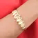Pulseira Bracelete Conchas Banhado a Ouro 18K