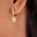 Brinco Argolinha Minnie Delicada Banhado a Ouro 18K