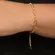 Pulseira Elos Modernos Banhado a Ouro 18 k