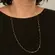 Colar Zig Zag Elegance Longo 60 cm Banhado a Ouro 18k