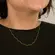 Colar Choker Zig Zag Elegance Banhado a Ouro 18k
