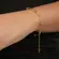 Pulseira Elos Retangulares e Ovais Banhada a Ouro 18k