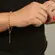Pulseira Corrente de Esferas Banhado a Ouro 18 k