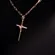 Pingente Crucifixo M Aramado Banhado a Ouro 18 k