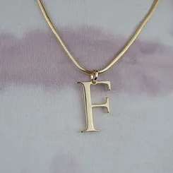 Pingente Letra Inicial Nome