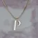 Pingente Letra Inicial Nome