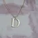 Pingente Letra Inicial Nome