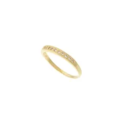 Anel Aparador Tradicional Banhado a Ouro 18 k