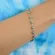 Pulseira Olho Grego Azul Claro