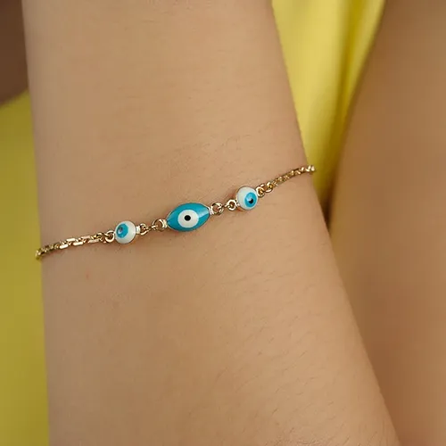 Pulseira Três Olhos Gregos