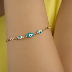 Pulseira Três Olhos Gregos