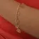 Pulseira Filetes Rosinhas Vazadas