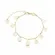 Pulseira Filetes Rosinhas Vazadas
