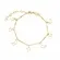Pulseira Pingentes Lua e Estrela