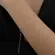 Pulseira Corrente Fininha Corações