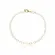 Pulseira Corrente Fininha Corações