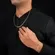 Pulseira Masculina Groumet 6 mm Banhado a Ouro 18k