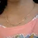 Colar Infantil Borboletinhas Coloridas Banhado a Ouro 18k