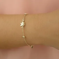 Pulseira Infantil Elefantinho e Bolinhas