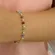 Pulseira Infantil Cristais Coloridos