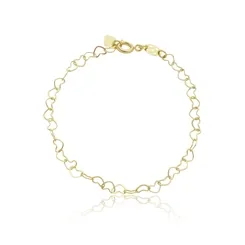 Pulseira Infantil Corrente Coração