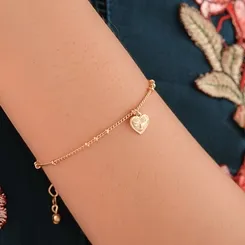 Pulseira Infantil Coração com Divino Espírito Santo