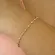 Pulseira Infantil de Bolinhas Lisas Banhada a Ouro 18k