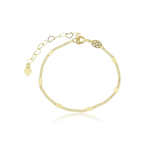 Pulseira Infantil Mini Corações Achatados