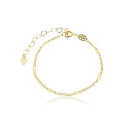 Pulseira Infantil Mini Corações Achatados