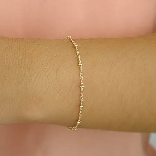 Pulseira Infantil Corrente Torcida