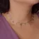 Choker Filetes Rosinhas Vazadas