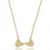 Colar Rostinho Minnie e Mickey Banhado a Ouro 18 k