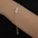 Pulseira Duas Gotas Zircônia Regulável