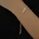 Pulseira Duas Gotas Zircônia Regulável
