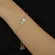 Pulseira Duas Gotas Zircônia Regulável