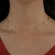 Colar Chocker Corrente Coração Banhado a Ouro 18 k
