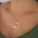 Colar Pezinho Amor Infinito Banhado a Ouro 18 k
