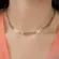 Colar Choker Folhinhas Banhado a Ouro 18 k