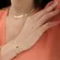 Colar Choker Folhinhas Banhado a Ouro 18 k