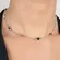 Colar Choker com Cristais Intercalados Banhado a Ouro 18k  – Brilho e Sofisticação