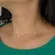 Colar Choker com Cristais Intercalados Banhado a Ouro 18k  – Brilho e Sofisticação