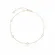 Colar Choker com Cristais Intercalados Banhado a Ouro 18k  – Brilho e Sofisticação