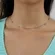 Choker Bolinha Lisa Banhado a Ouro 18 k